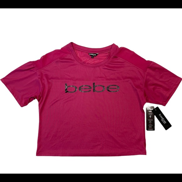 Bebe Sport NWT Top Boxy Sz M Y2K Barbie Bebe Sport - Picture 3 of 13